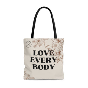 Love Every Body Tote Bag