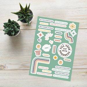 Fill your Cup with Goodness Sticker Sheet